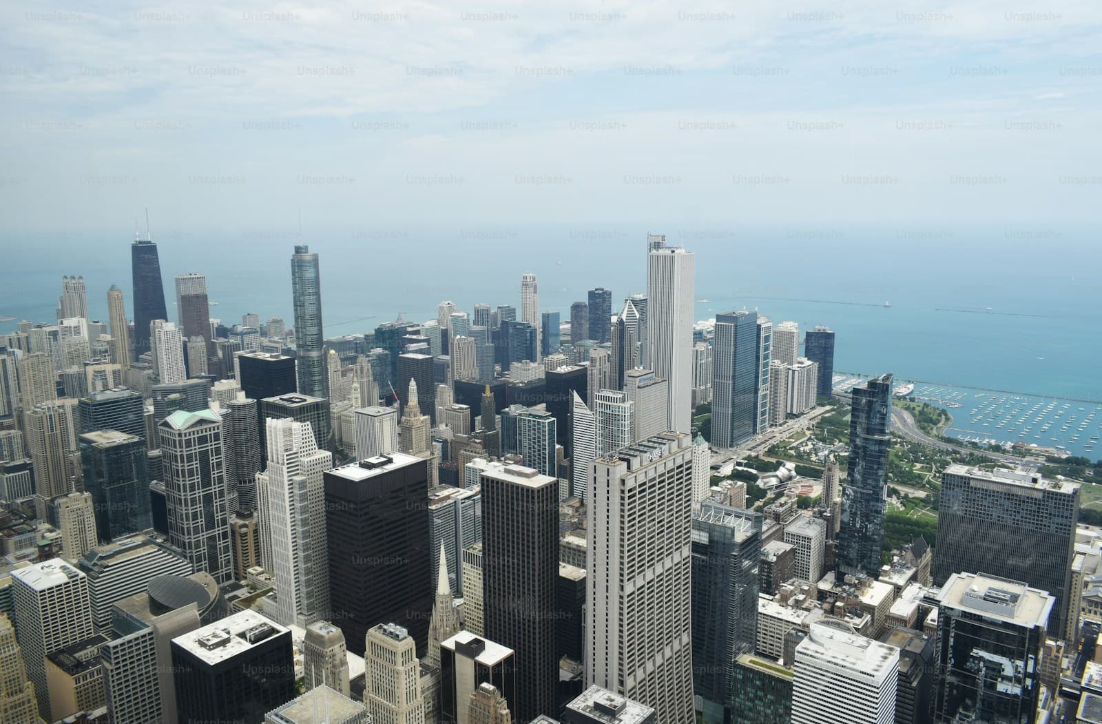Illinois cityscape and street view