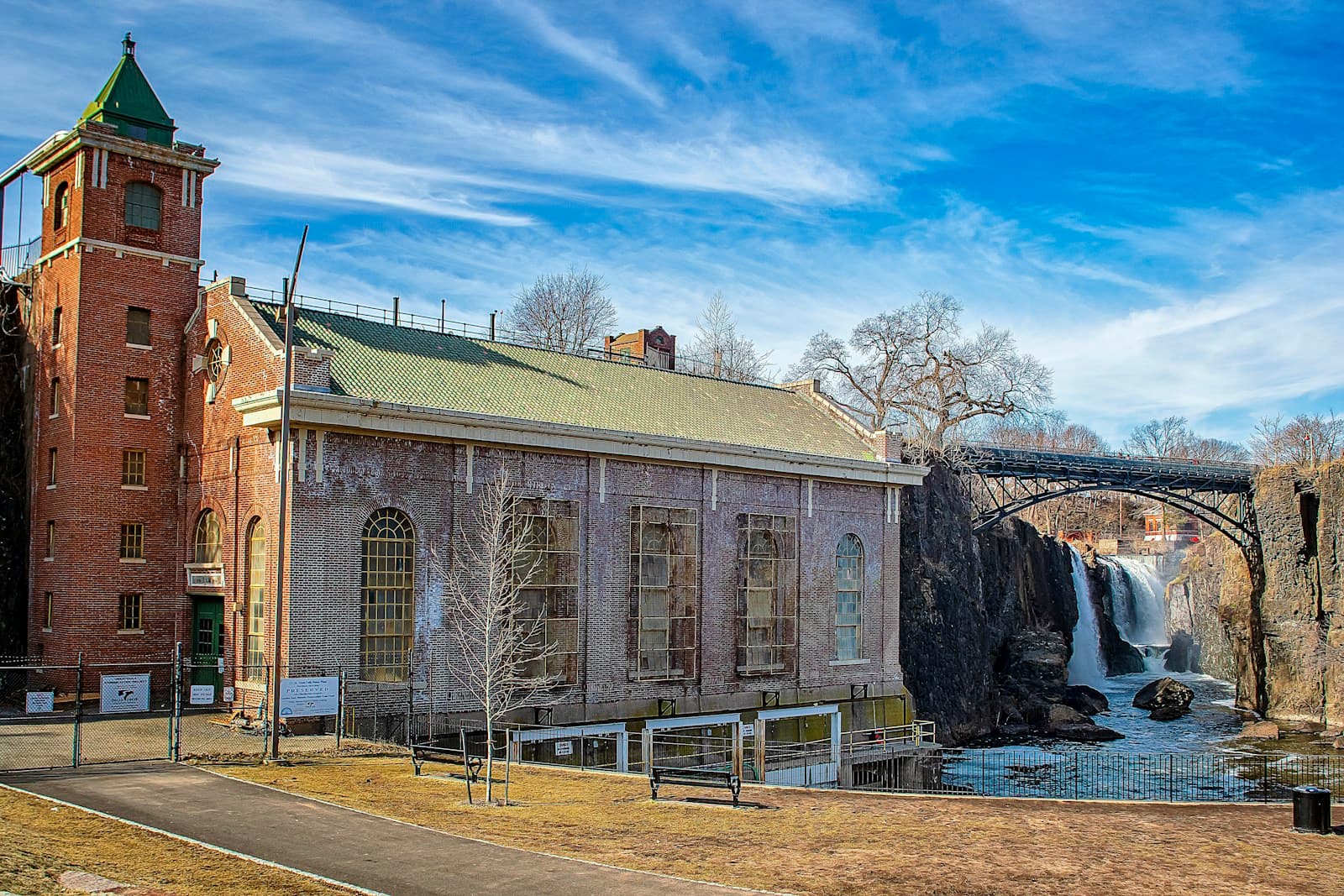 Paterson, New Jersey cityscape and street view