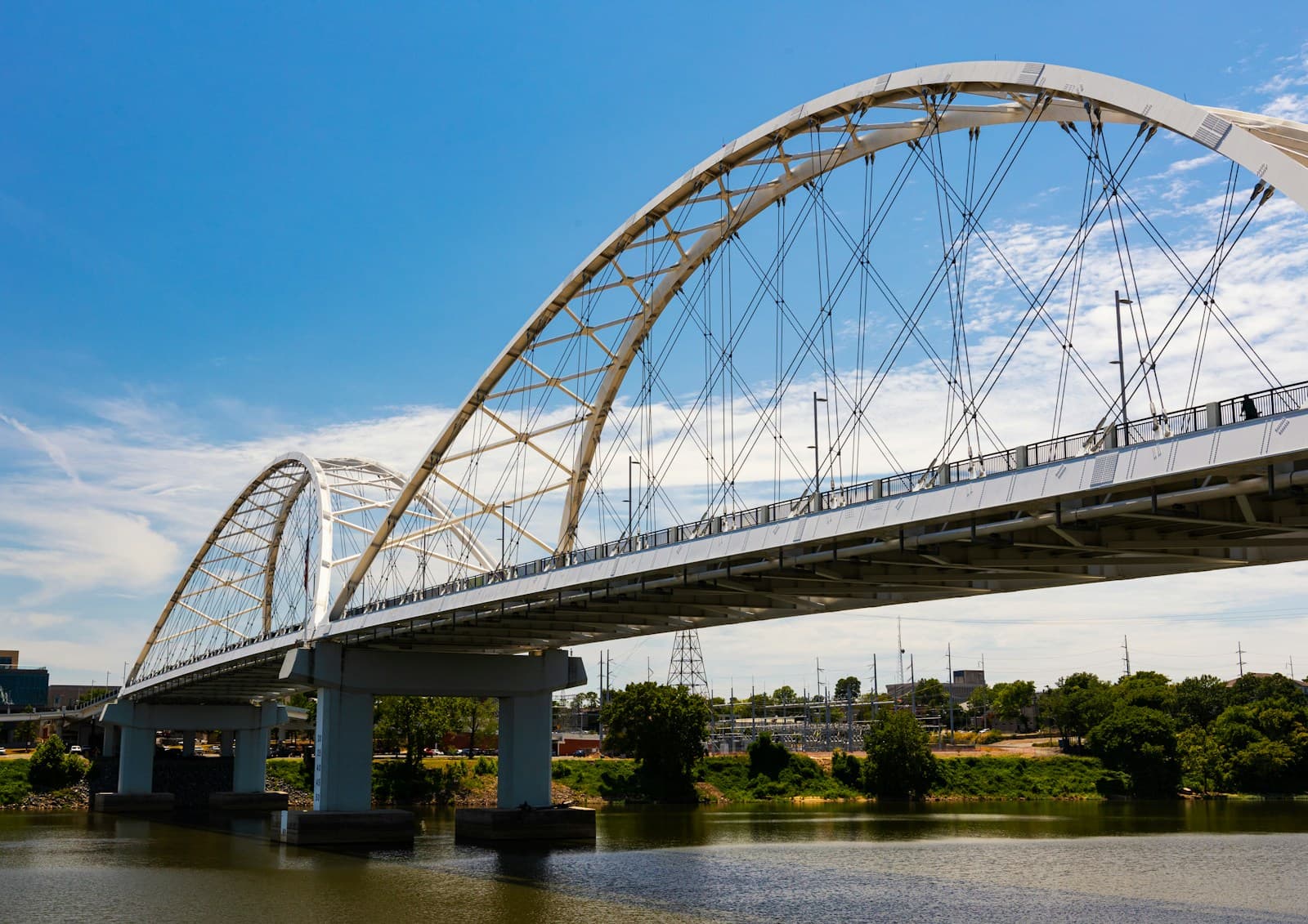 Little Rock, Arkansas cityscape and street view