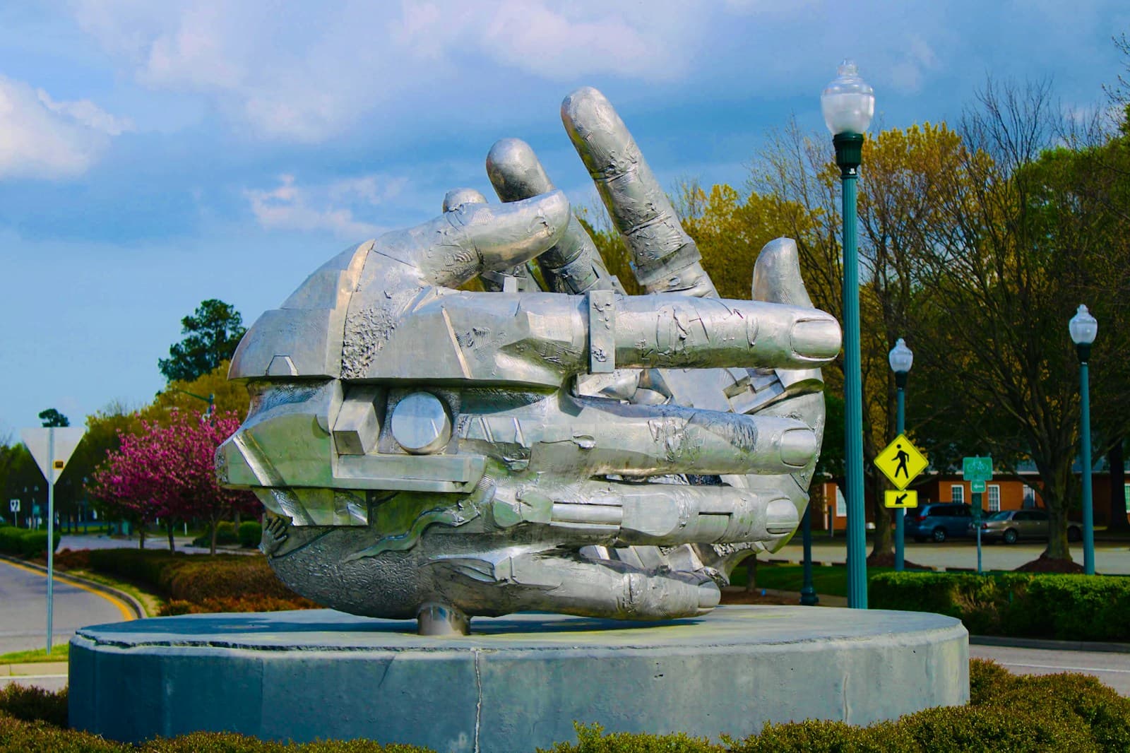 Newport News, Virginia cityscape and street view